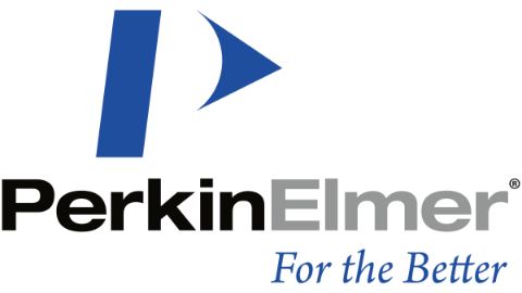 A logo for the brand PerkinElmer